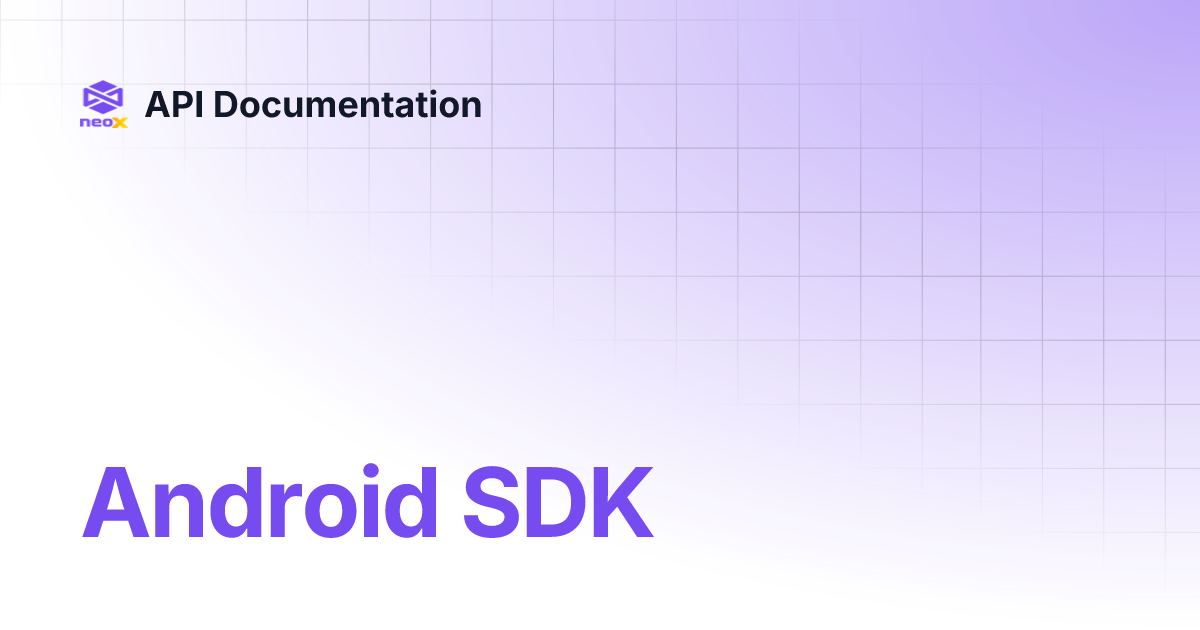 Android SDK | API Documentation